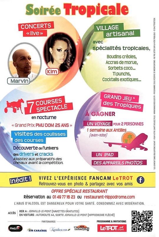 Soiree tropicale Hypodrome de Vincennes -2