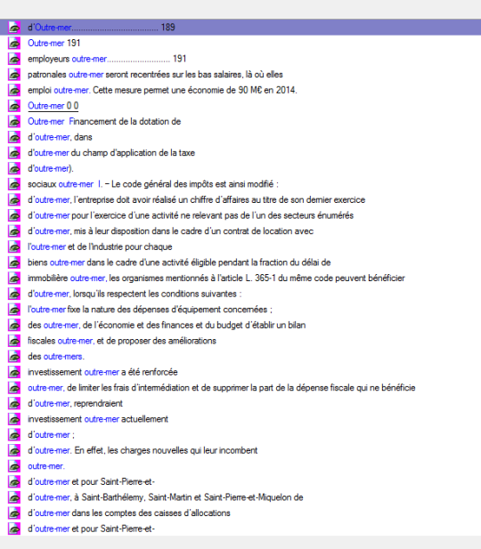 Table de matieres 01