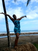 © MARTINIQUE 1ERE La photo de Clarissa dont s'est inspiré le sculpteur.