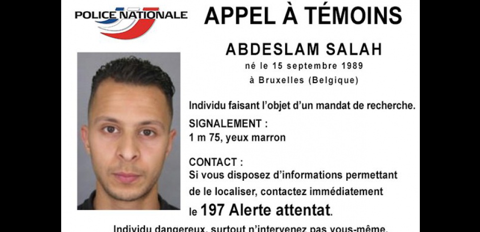 L'appel à témoins lancé par la police française pour Salah Abdeslam