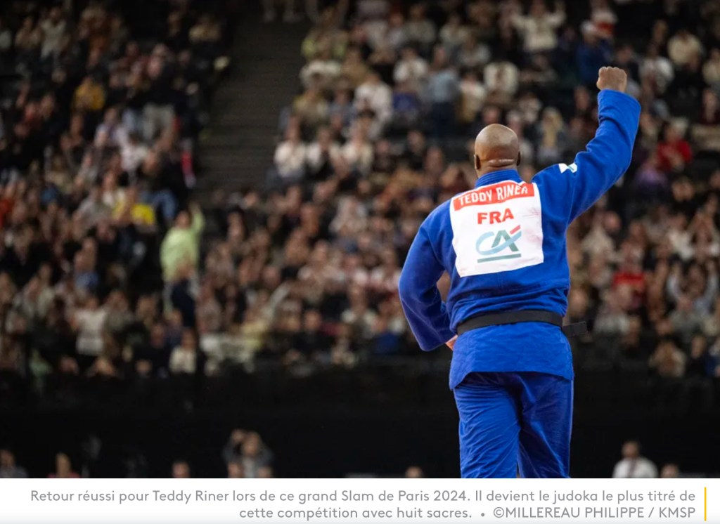 Teddy Riner remporte un 8ème tournoi de Paris, à moins de 6 mois des Jeux&nbsp;olympiques